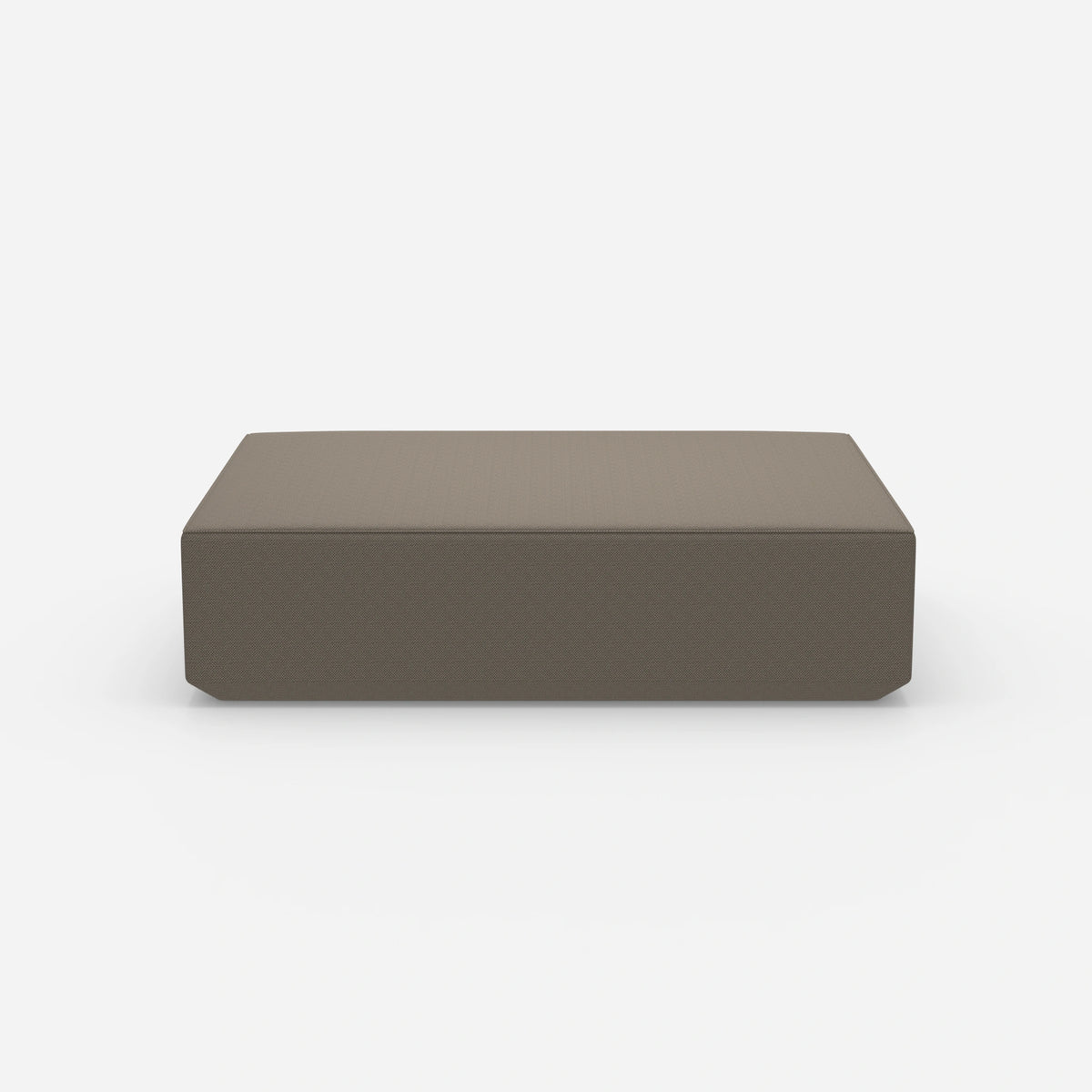 Großer moderner Pouf 160 cm breit von vorne