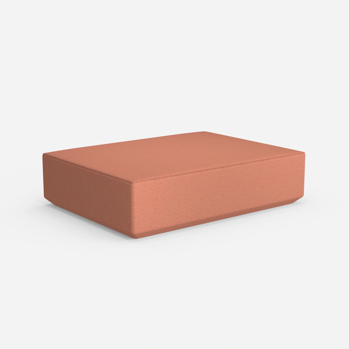Großer moderner Pouf 160 cm breit von hinten