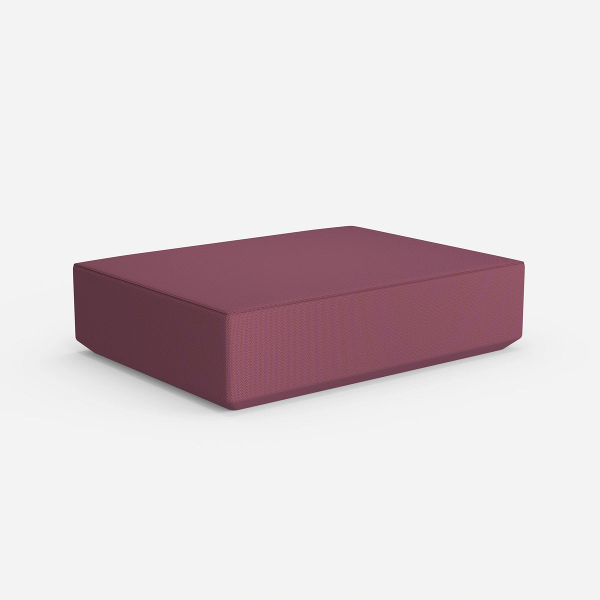 Großer moderner Pouf 160 cm breit von hinten