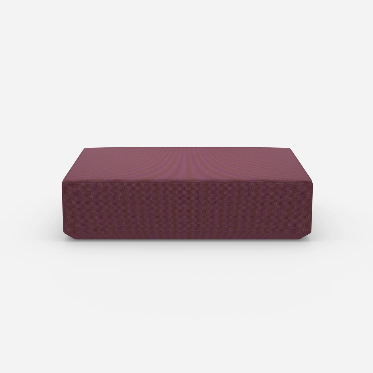 Großer moderner Pouf 160 cm breit von vorne
