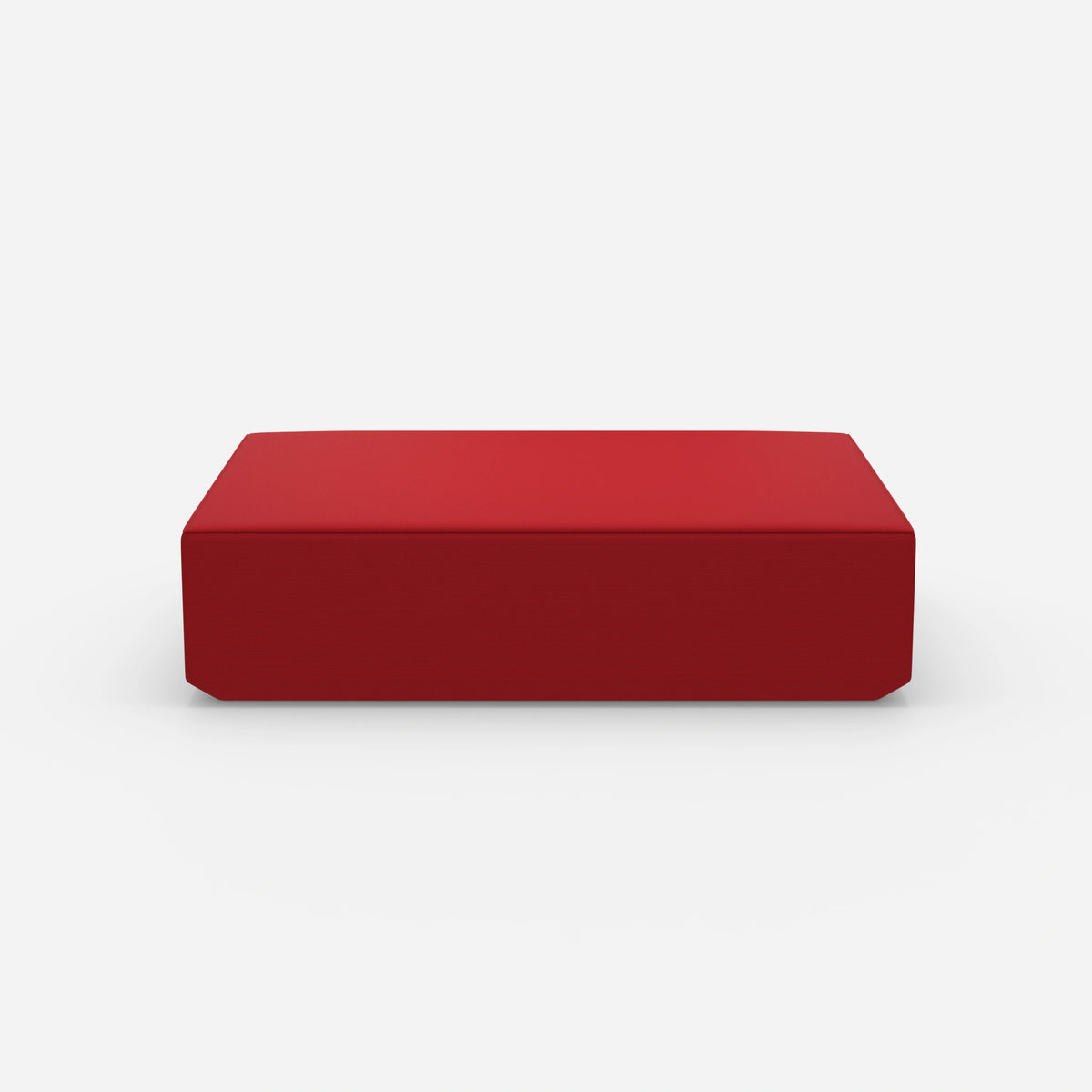 Großer moderner Pouf 160 cm breit von vorne