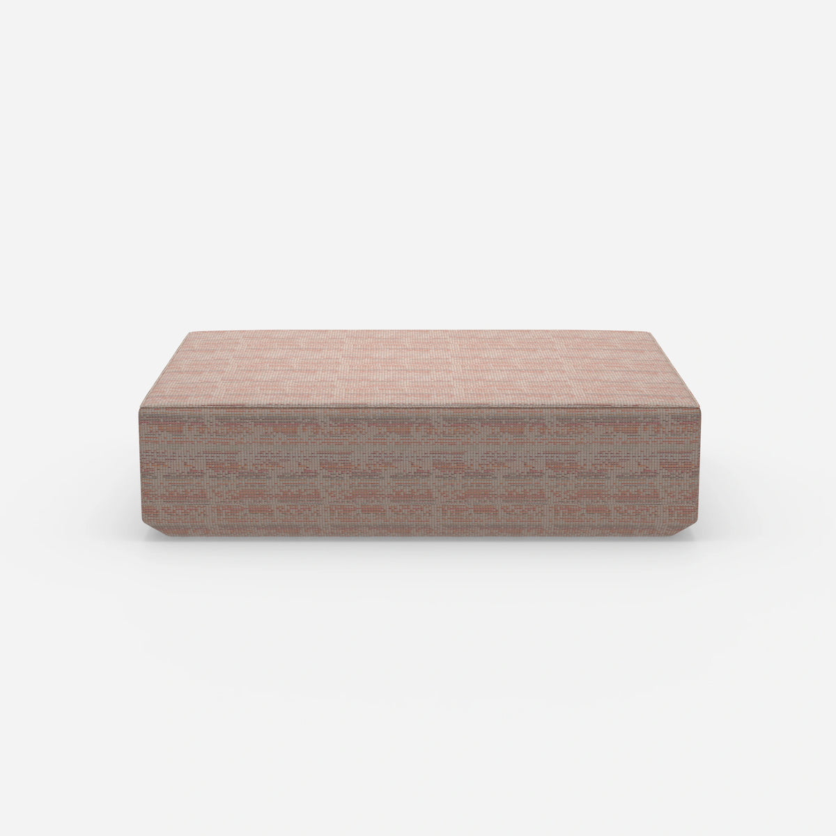 Großer moderner Pouf 160 cm breit von vorne