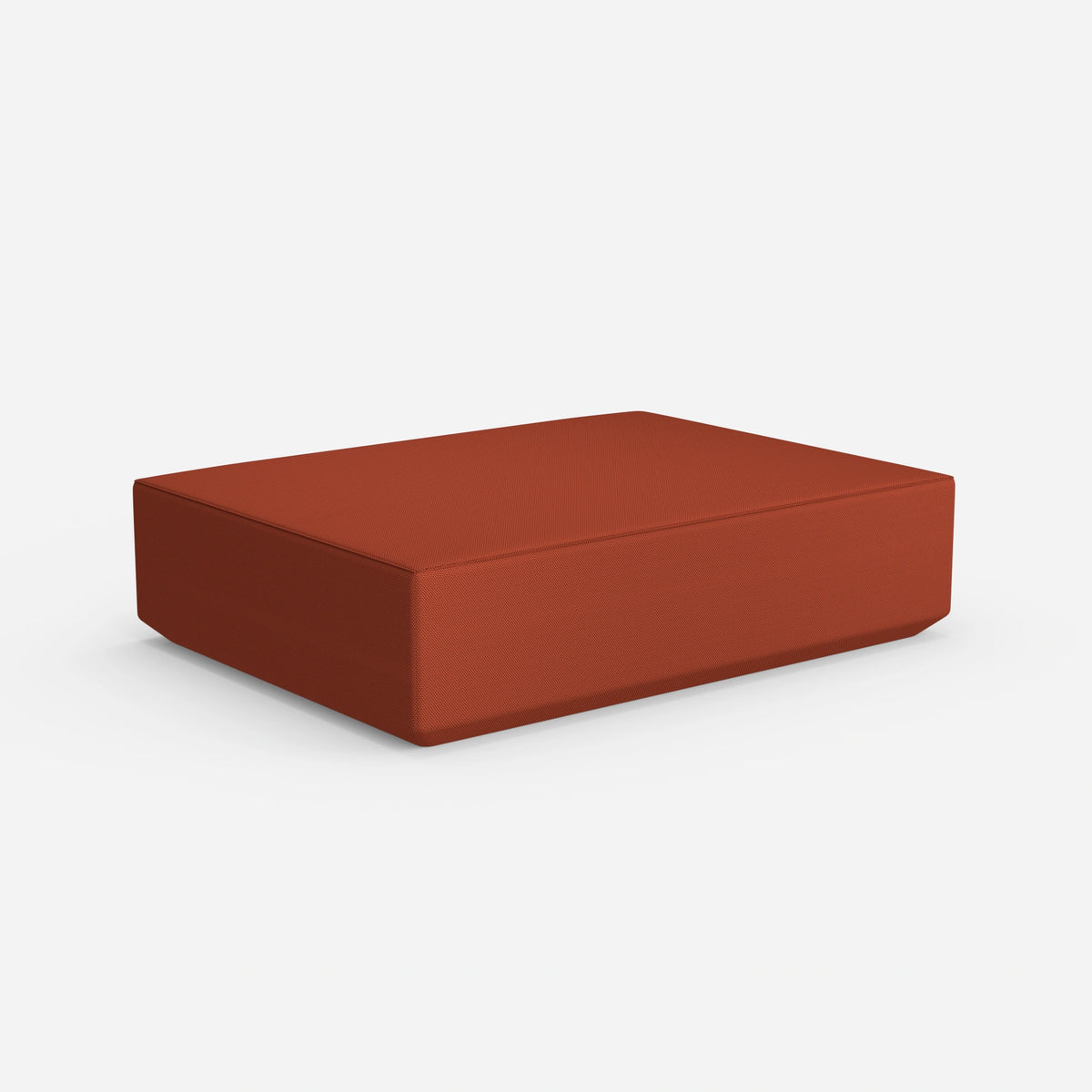 Großer moderner Pouf 160 cm breit von hinten
