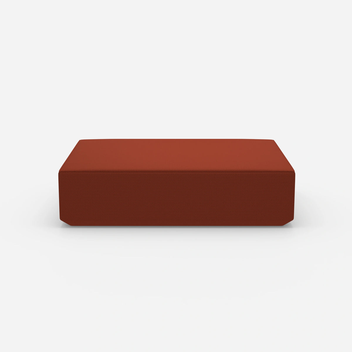 Großer moderner Pouf 160 cm breit von vorne