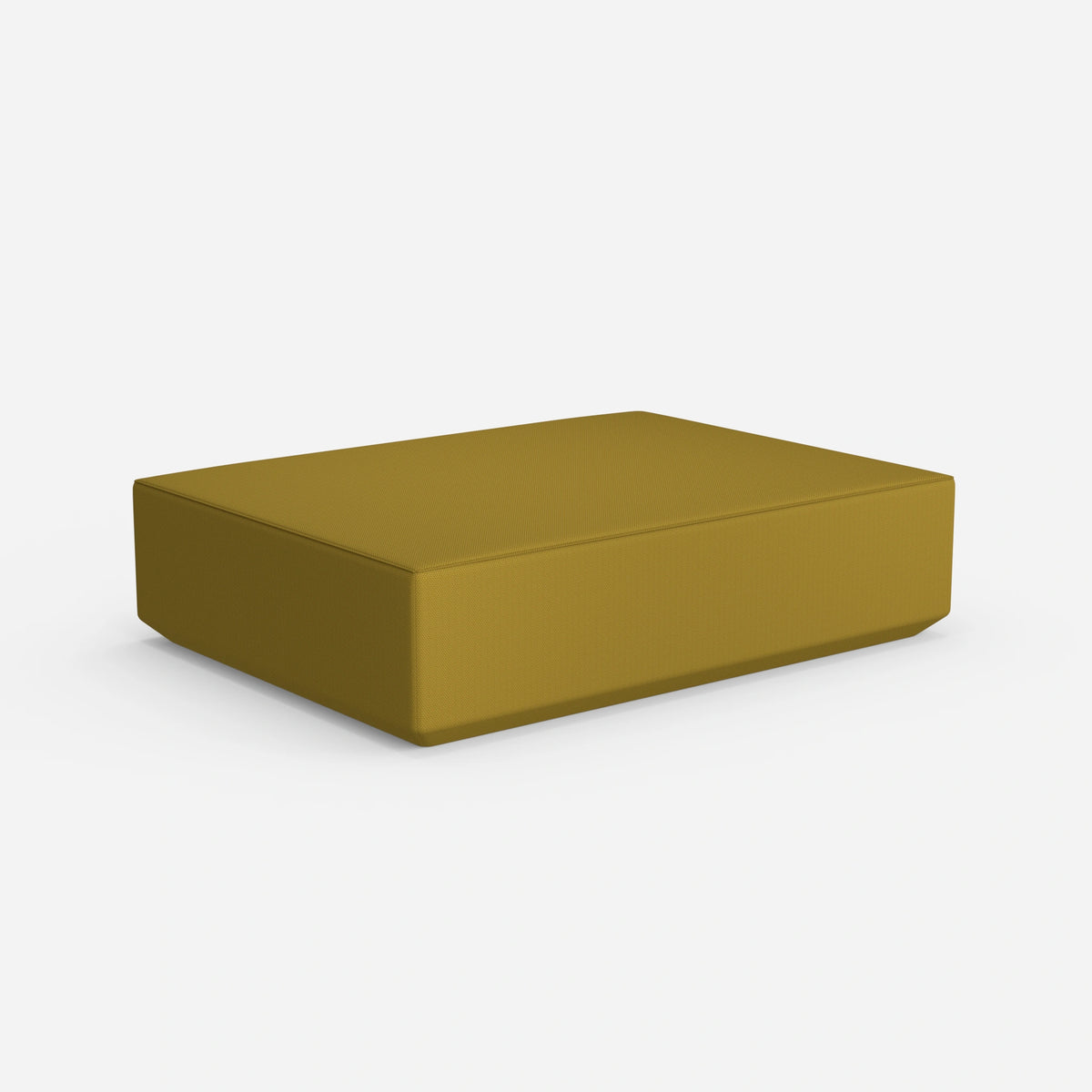 Großer moderner Pouf 160 cm breit von hinten