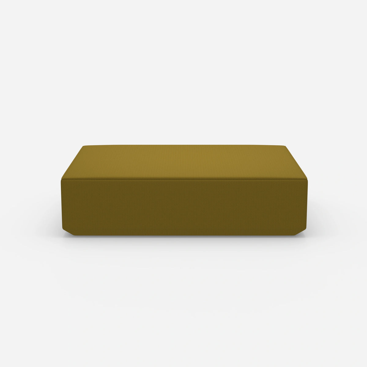Großer moderner Pouf 160 cm breit von vorne
