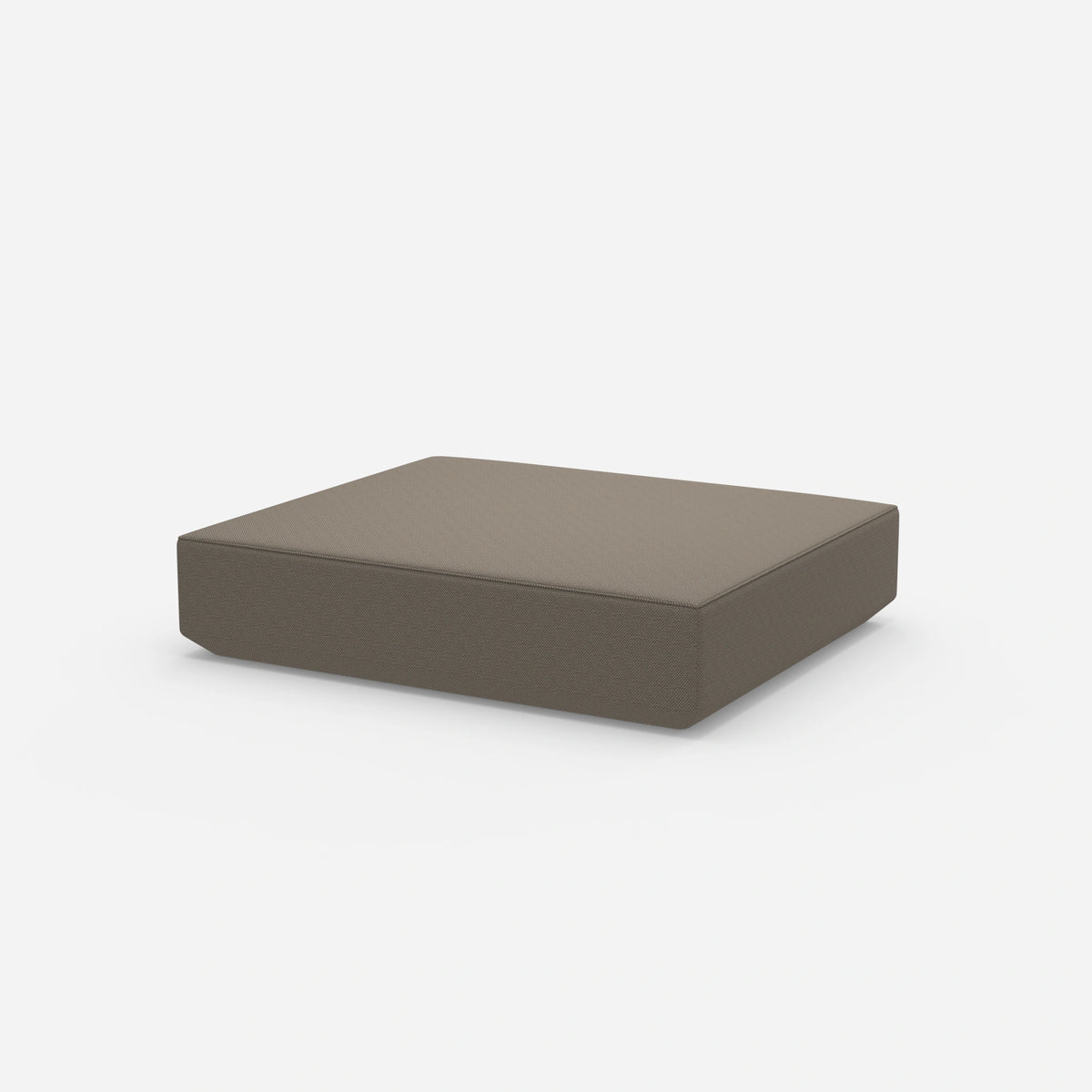 Großer moderner Pouf von der Seite