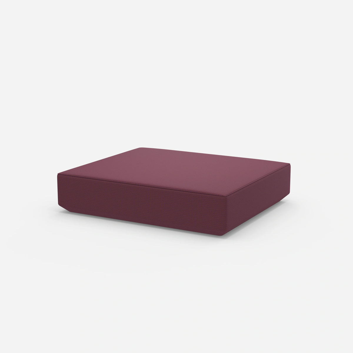 Großer moderner Pouf von der Seite