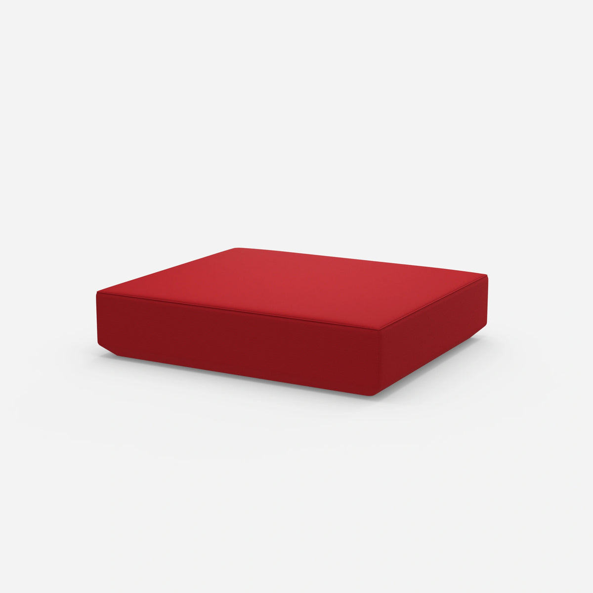 Großer moderner Pouf von der Seite