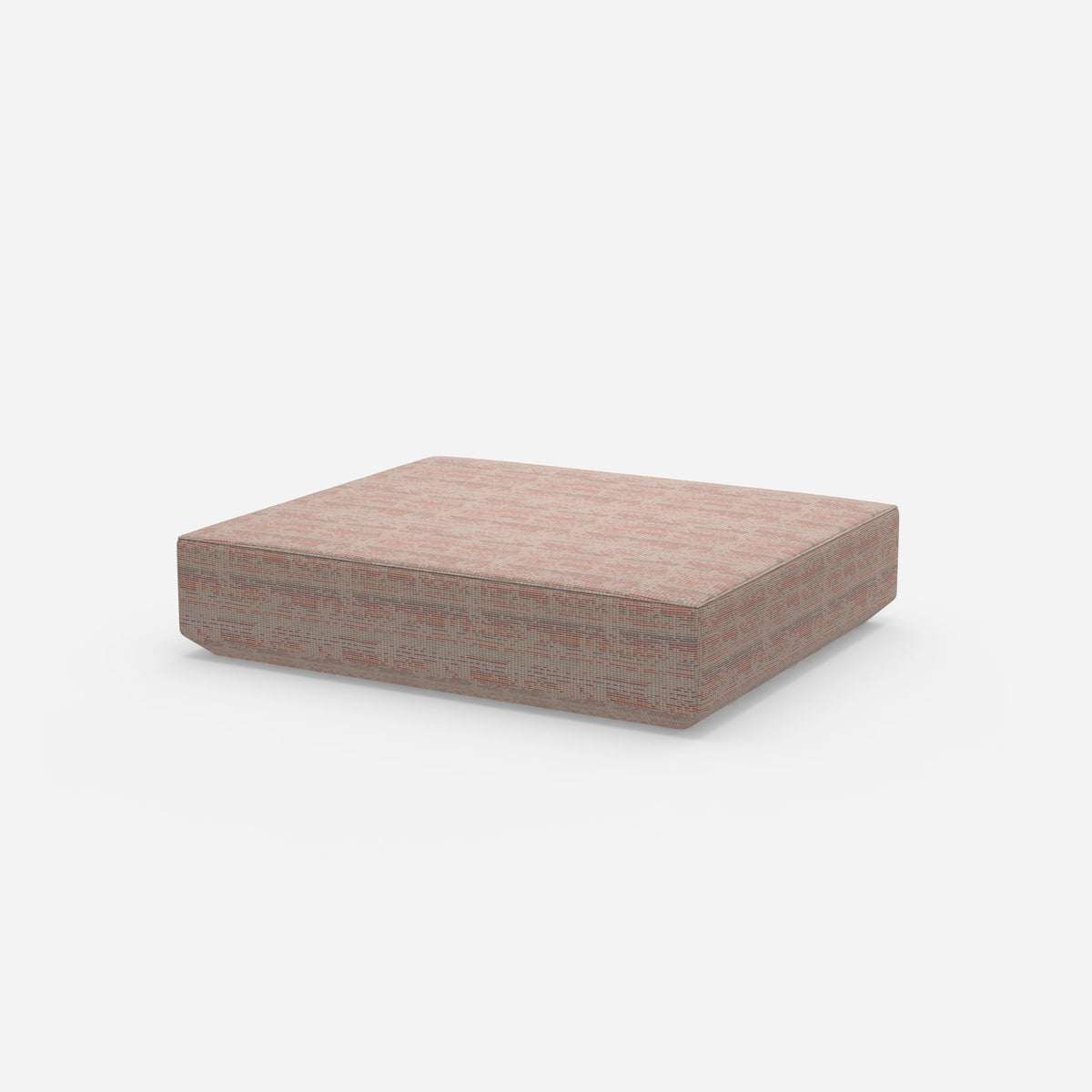 Großer moderner Pouf von der Seite