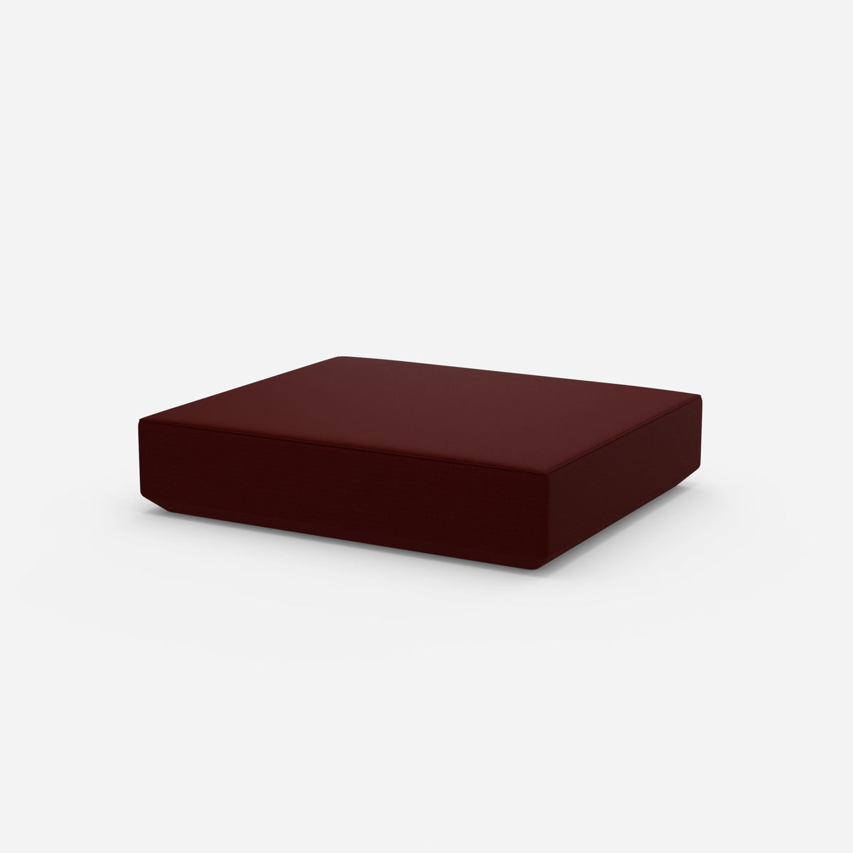 Großer moderner Pouf von der Seite