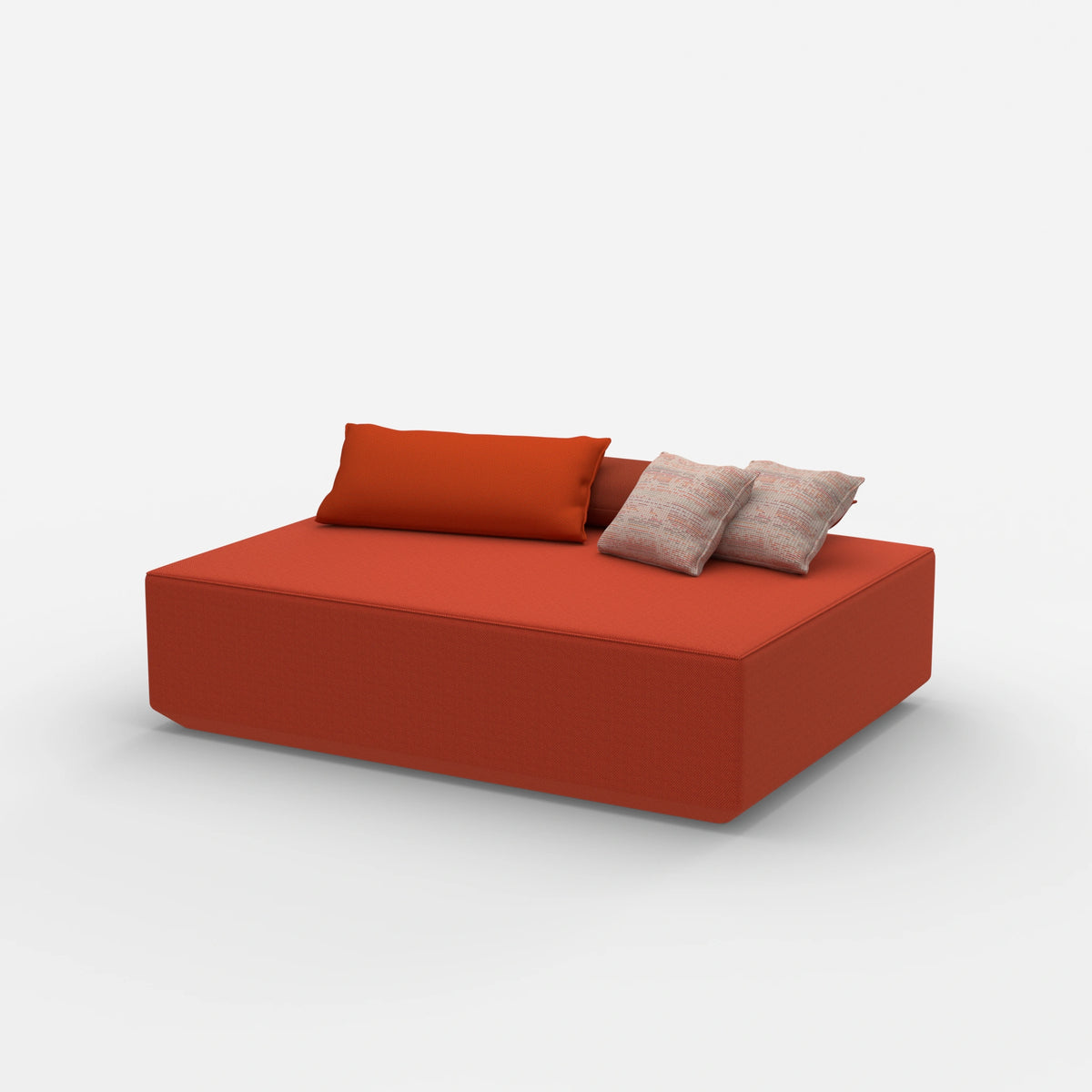 Großer Sitzpouf von der Seite