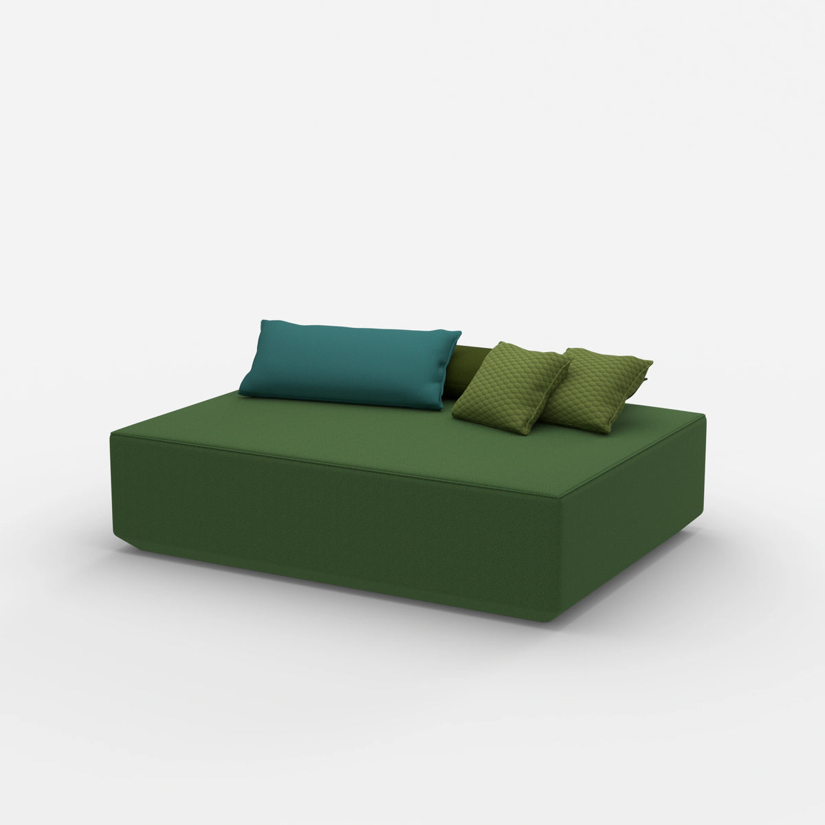 Großer Sitzpouf von der Seite