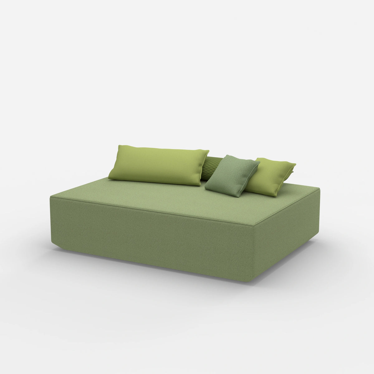Großer Sitzpouf von der Seite
