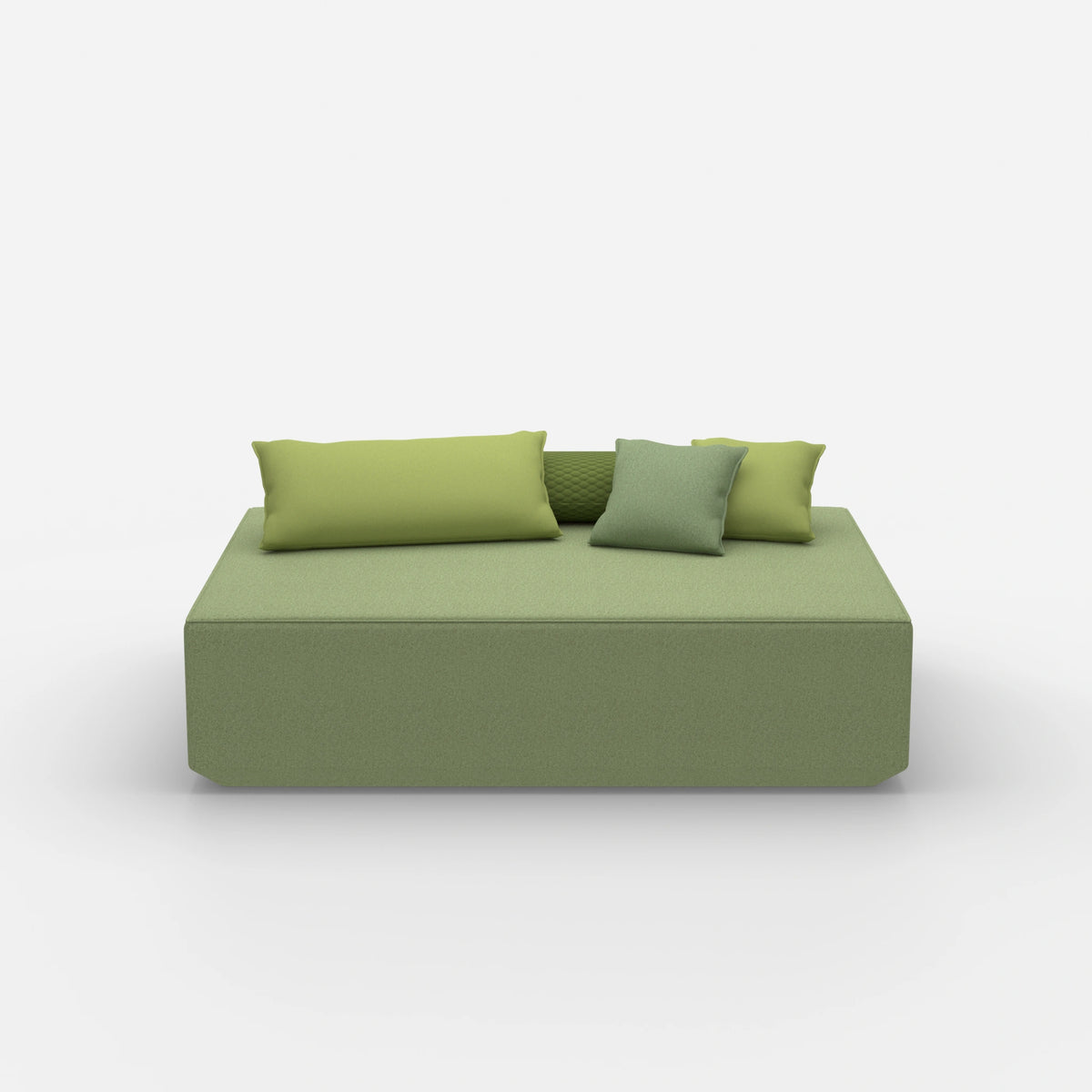 Großer Sitzpouf von vorne