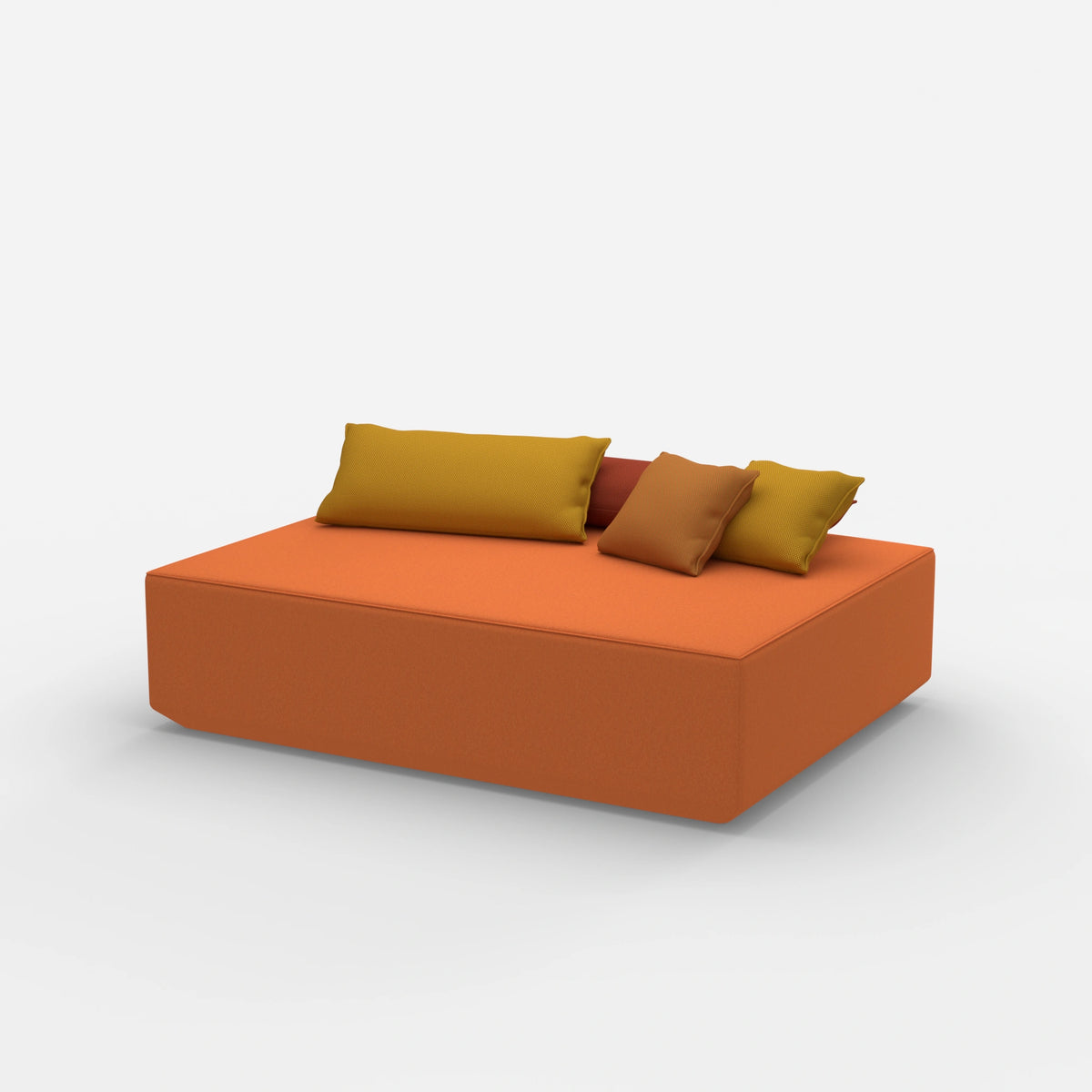 Großer Sitzpouf von der Seite