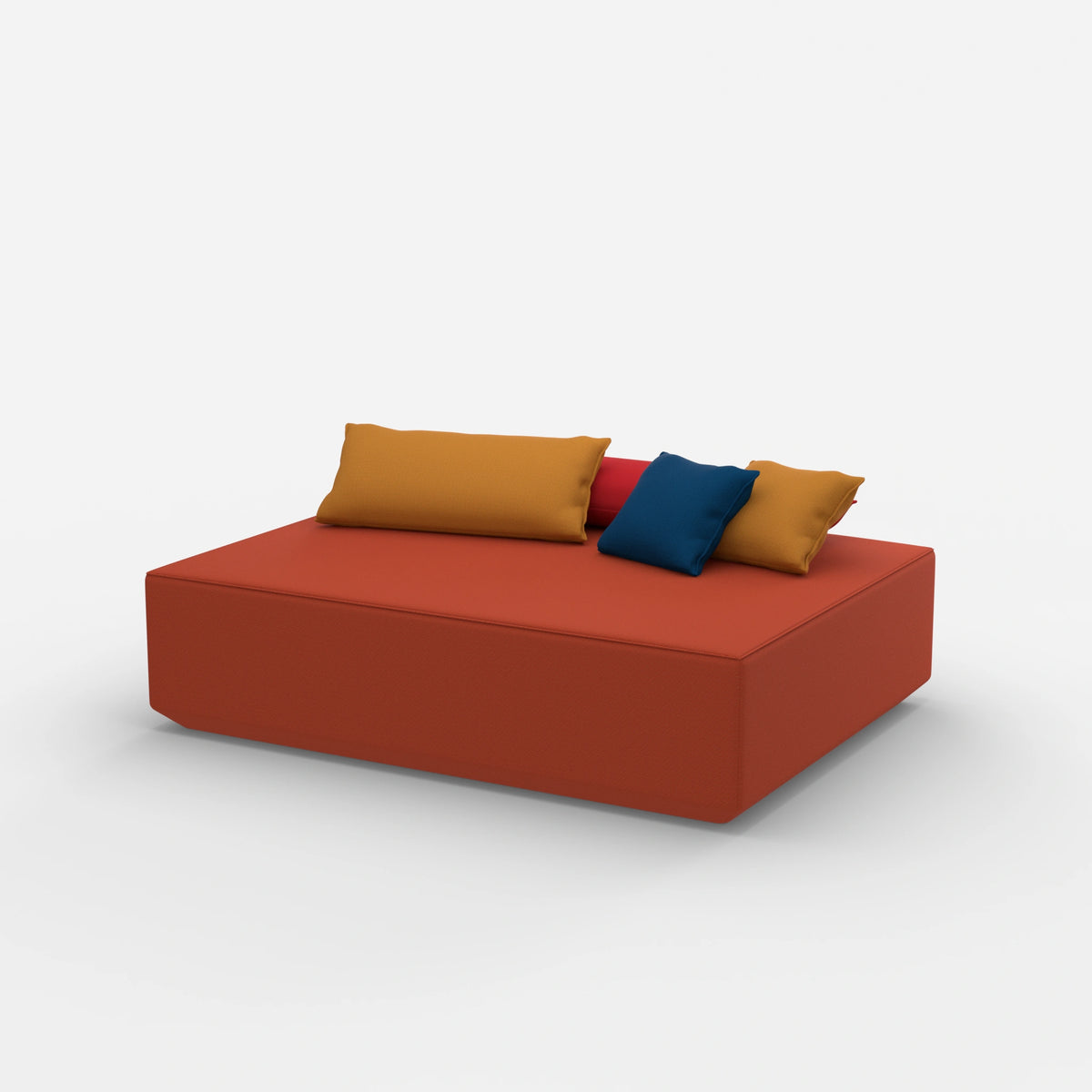 Großer Sitzpouf von der Seite