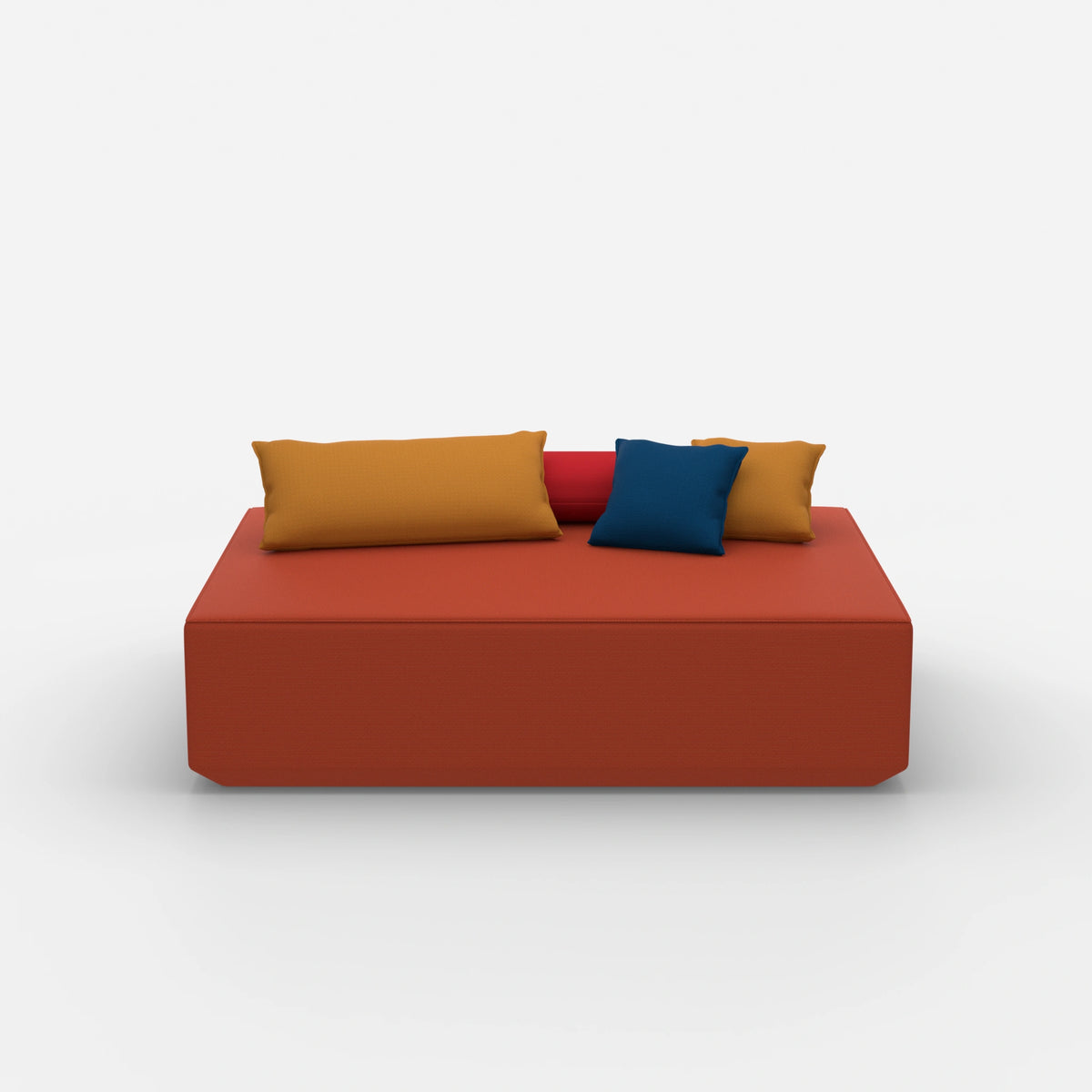Großer Sitzpouf von vorne