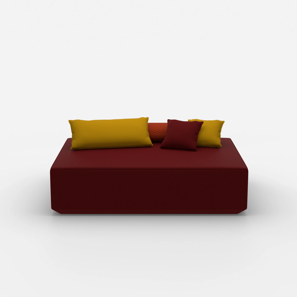 Großer Sitzpouf von vorne