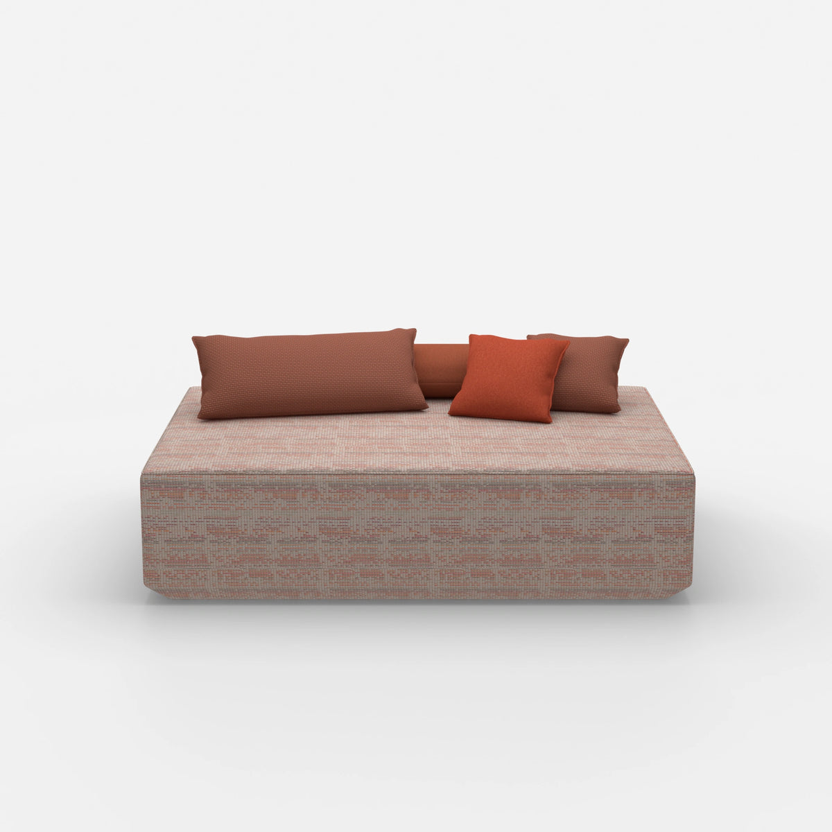 Großer Sitzpouf von vorne