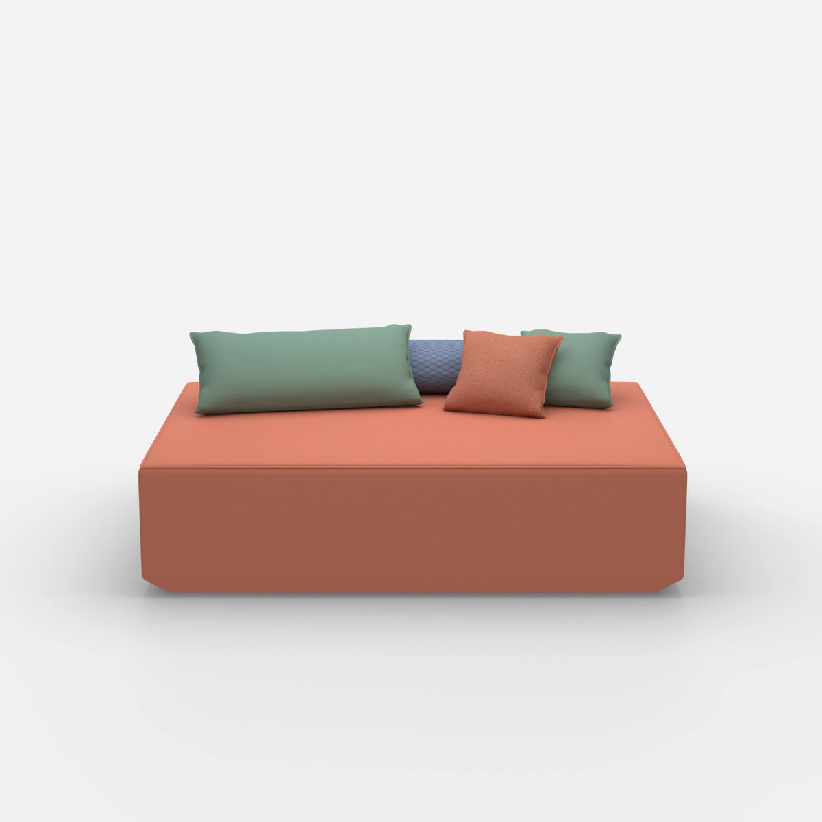 Großer Sitzpouf von vorne