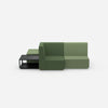 Banc vert vu de face