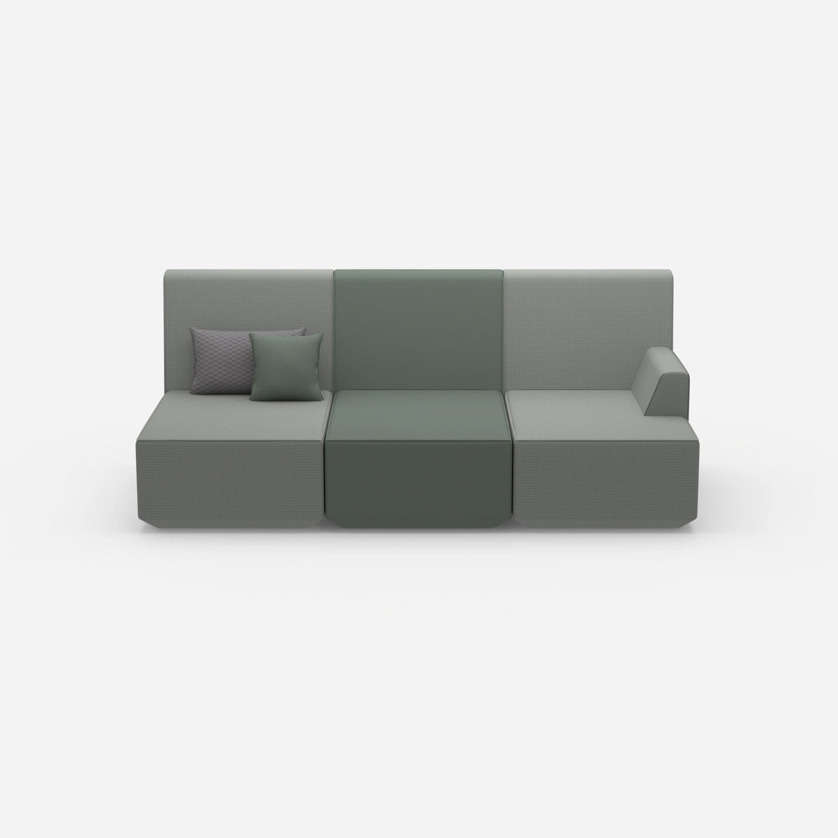 Heimkino Sofa 3 Sitzer von vorne