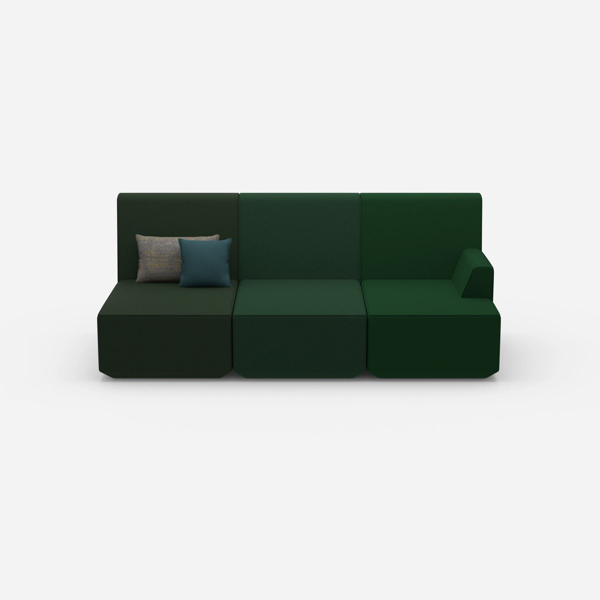 Heimkino Sofa 3 Sitzer von vorne