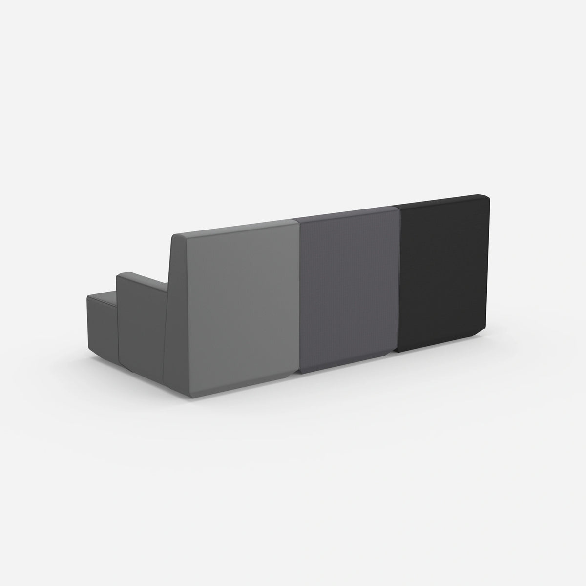 Heimkino Sofa 3 Sitzer von hinten