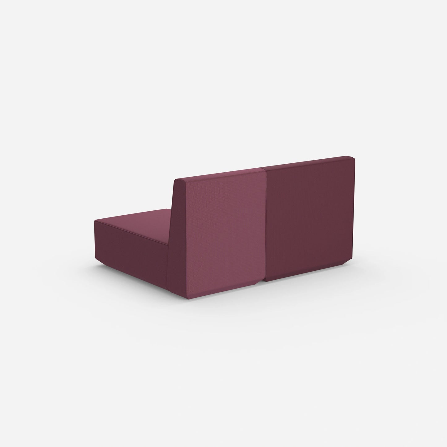 Kleine Couch mit hoher Rückenlehne von hinten