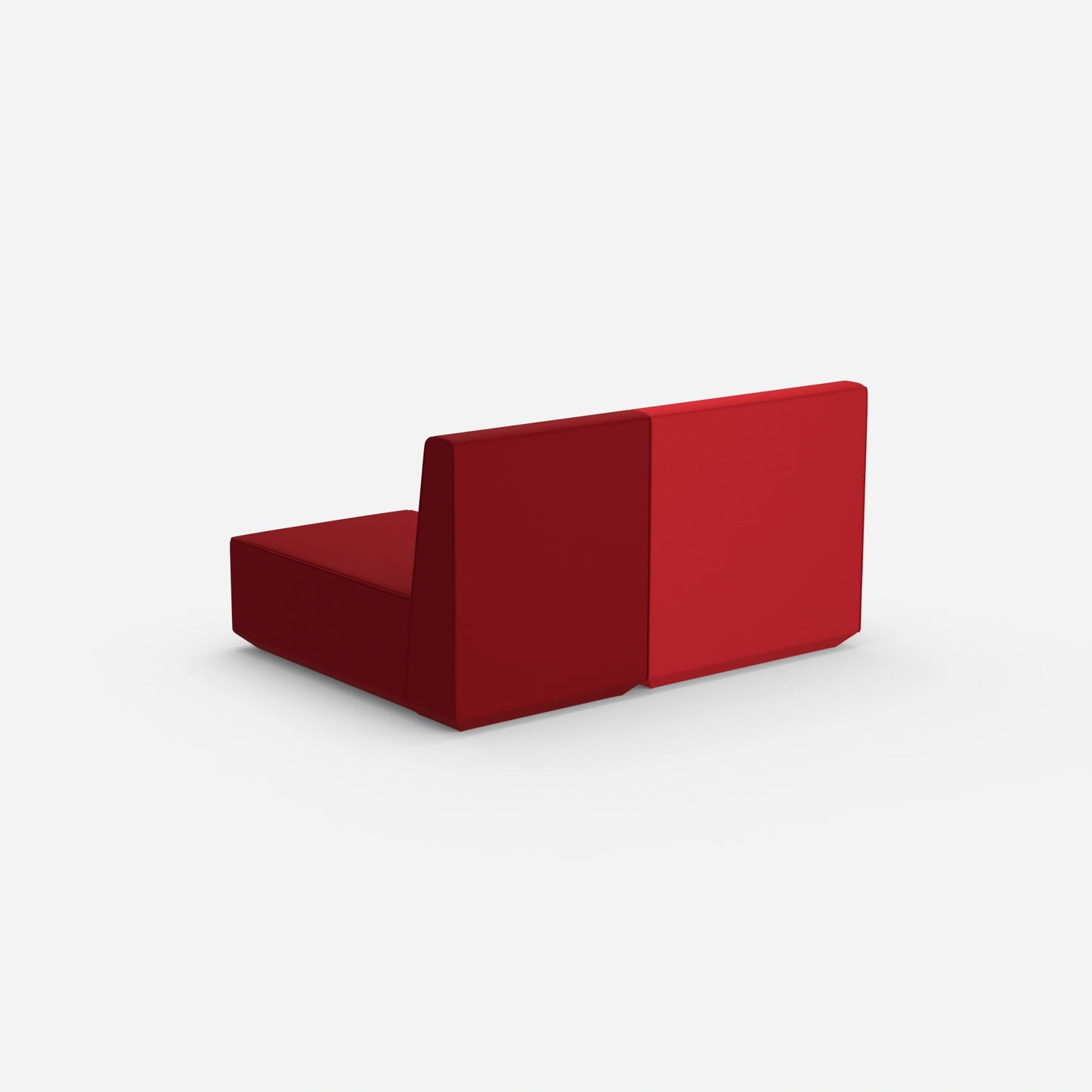 Kleine Couch mit hoher Rückenlehne von hinten