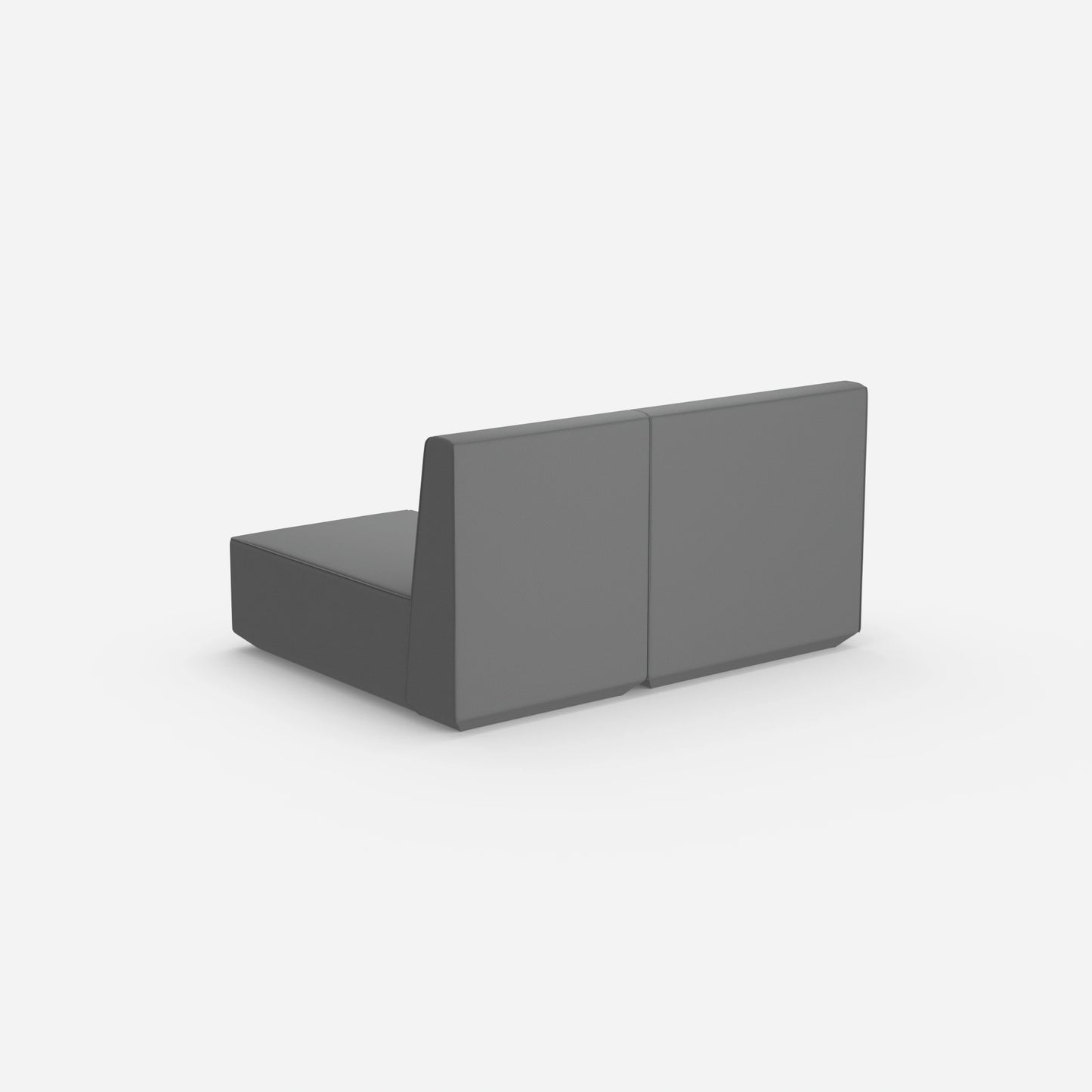 Kleine Couch mit hoher Rückenlehne von hinten