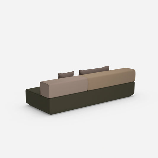 Kleine Schlafcouch von hinten