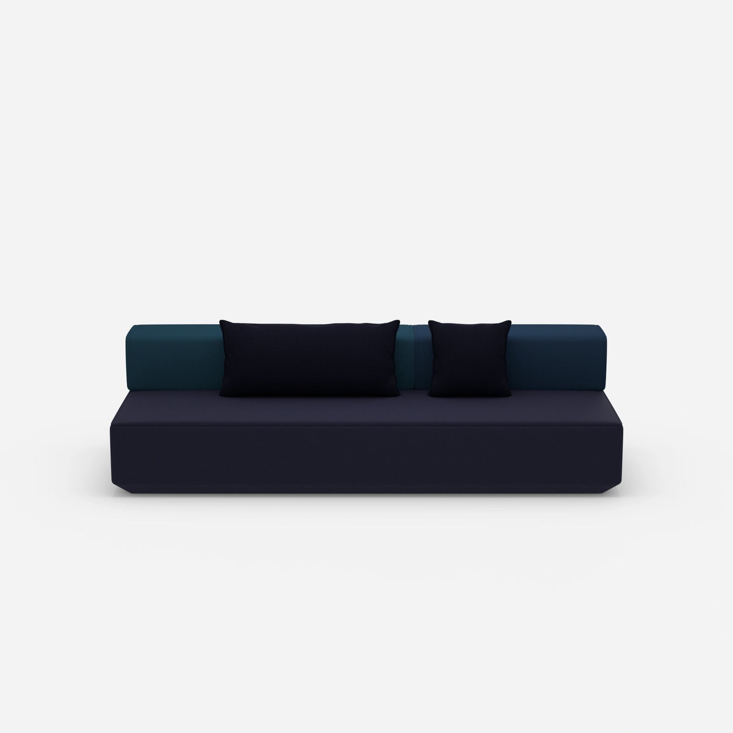 Kleine Schlafcouch von vorne