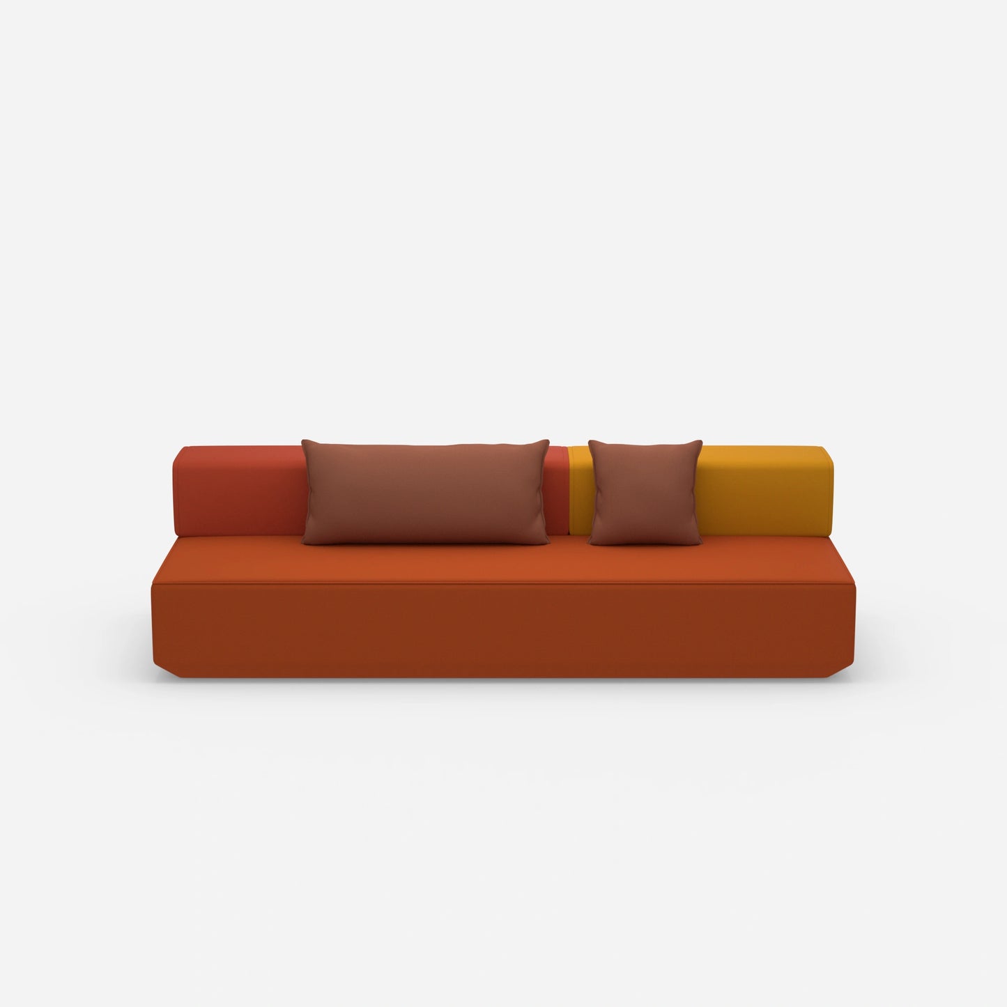 Kleine Schlafcouch von vorne