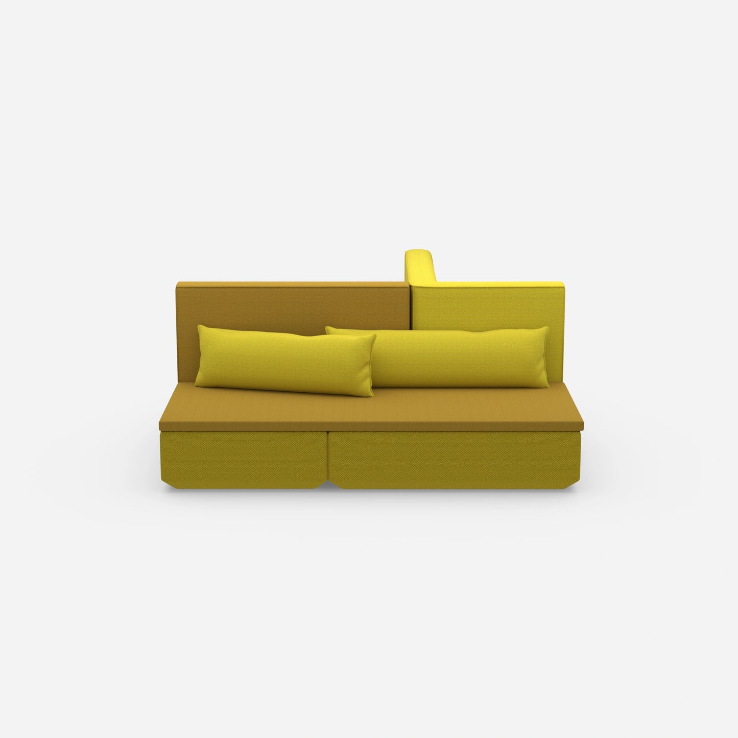 Kompaktes Schlafsofa von vorne