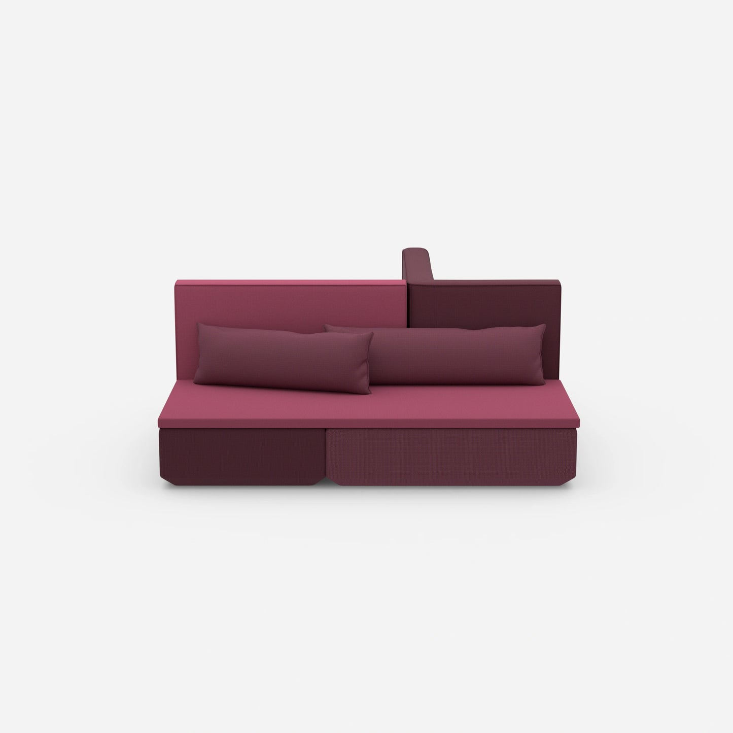 Kompaktes Schlafsofa von vorne
