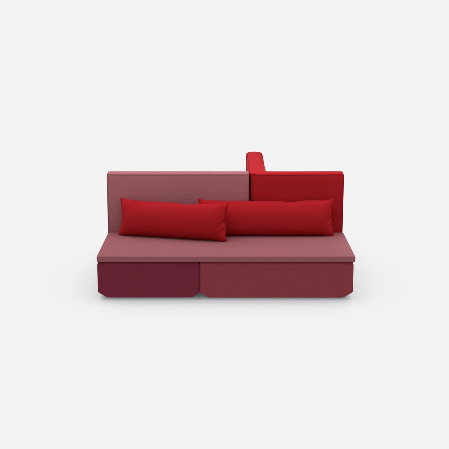Kompaktes Schlafsofa von vorne