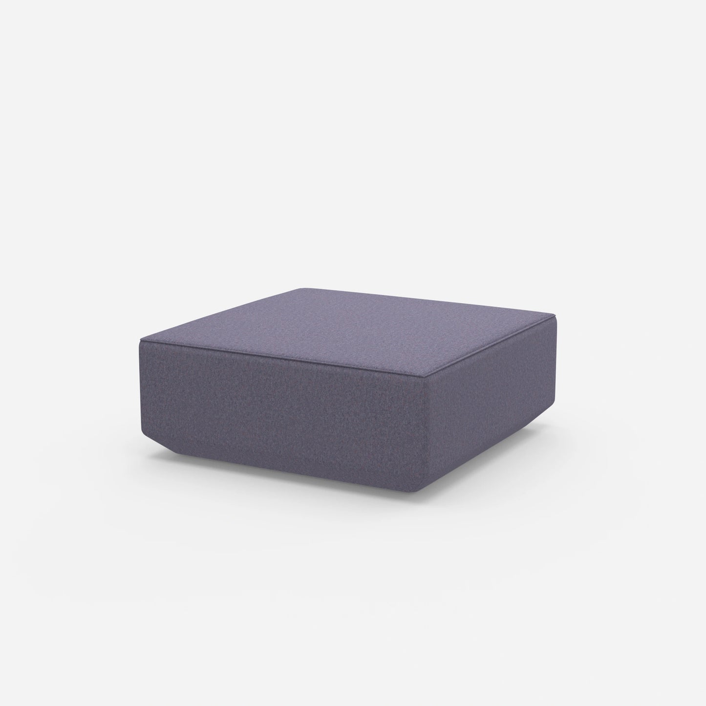 Lila Sitzpouf von der Seite