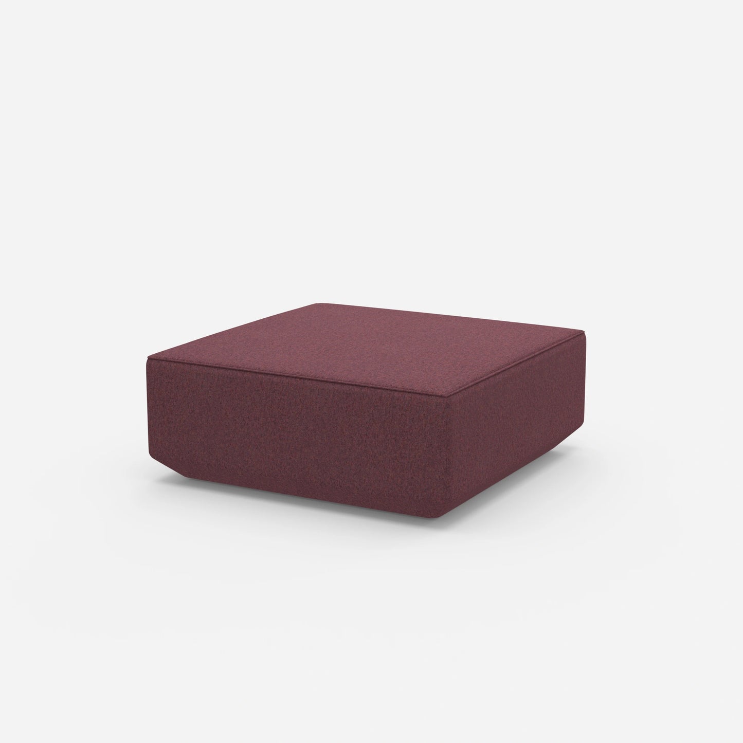 Lila Sitzpouf von der Seite