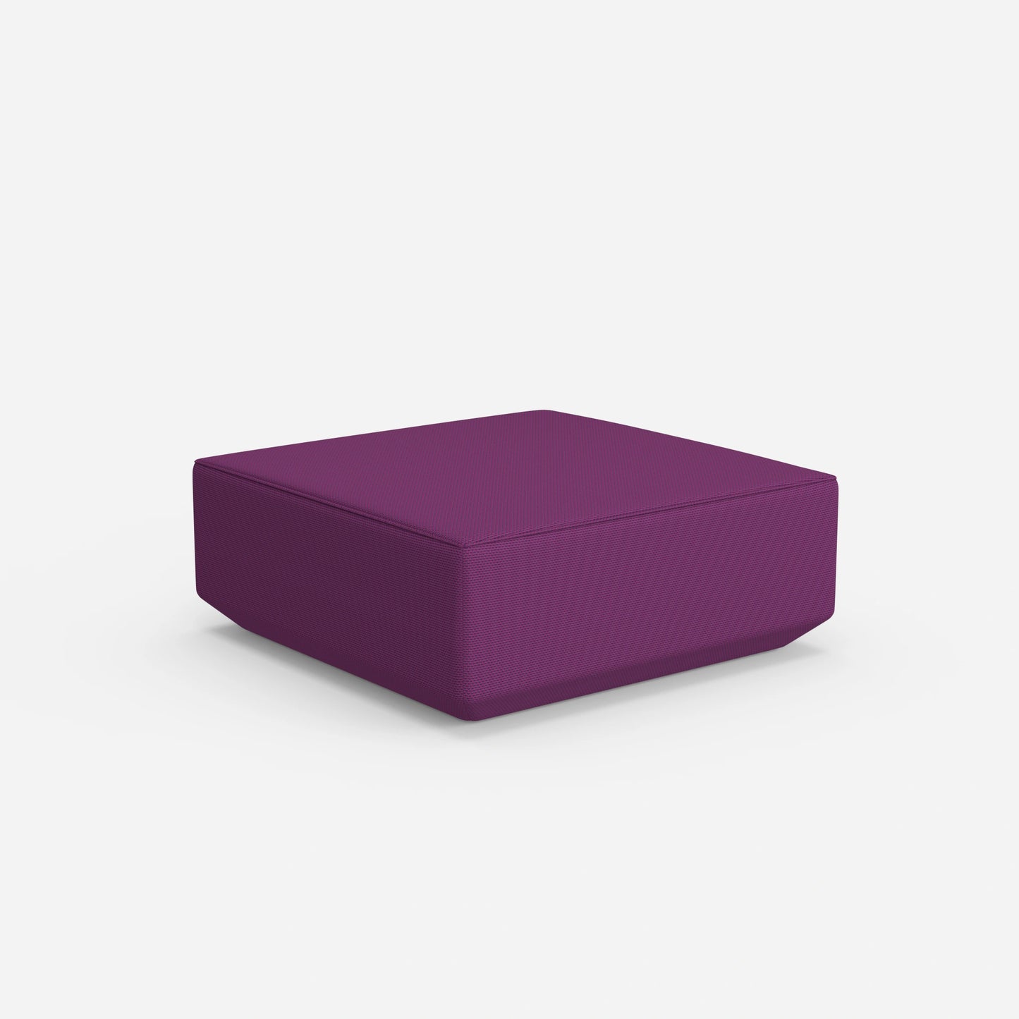 Lila Sitzpouf von hinten