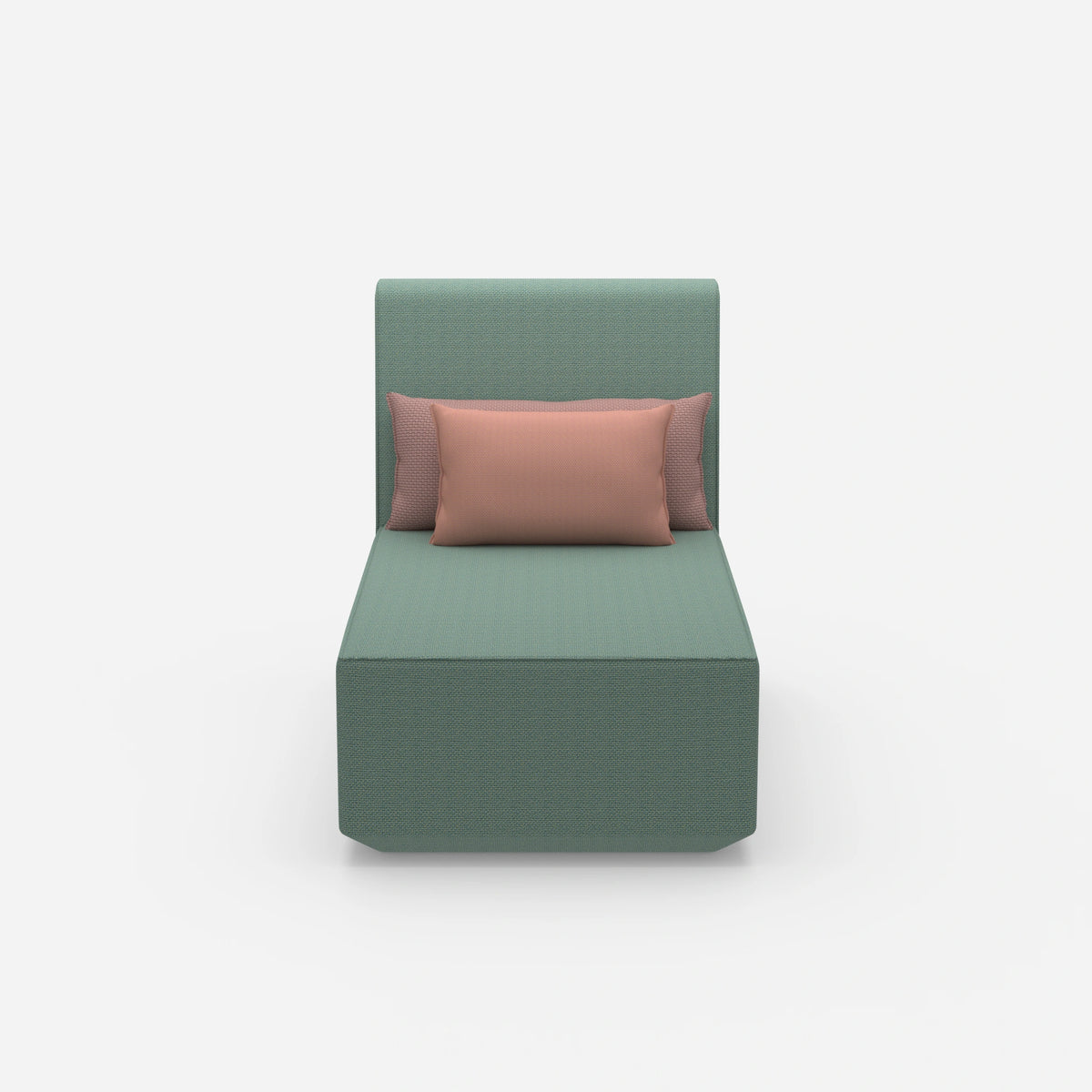 Moderne Design-Recamiere von vorne