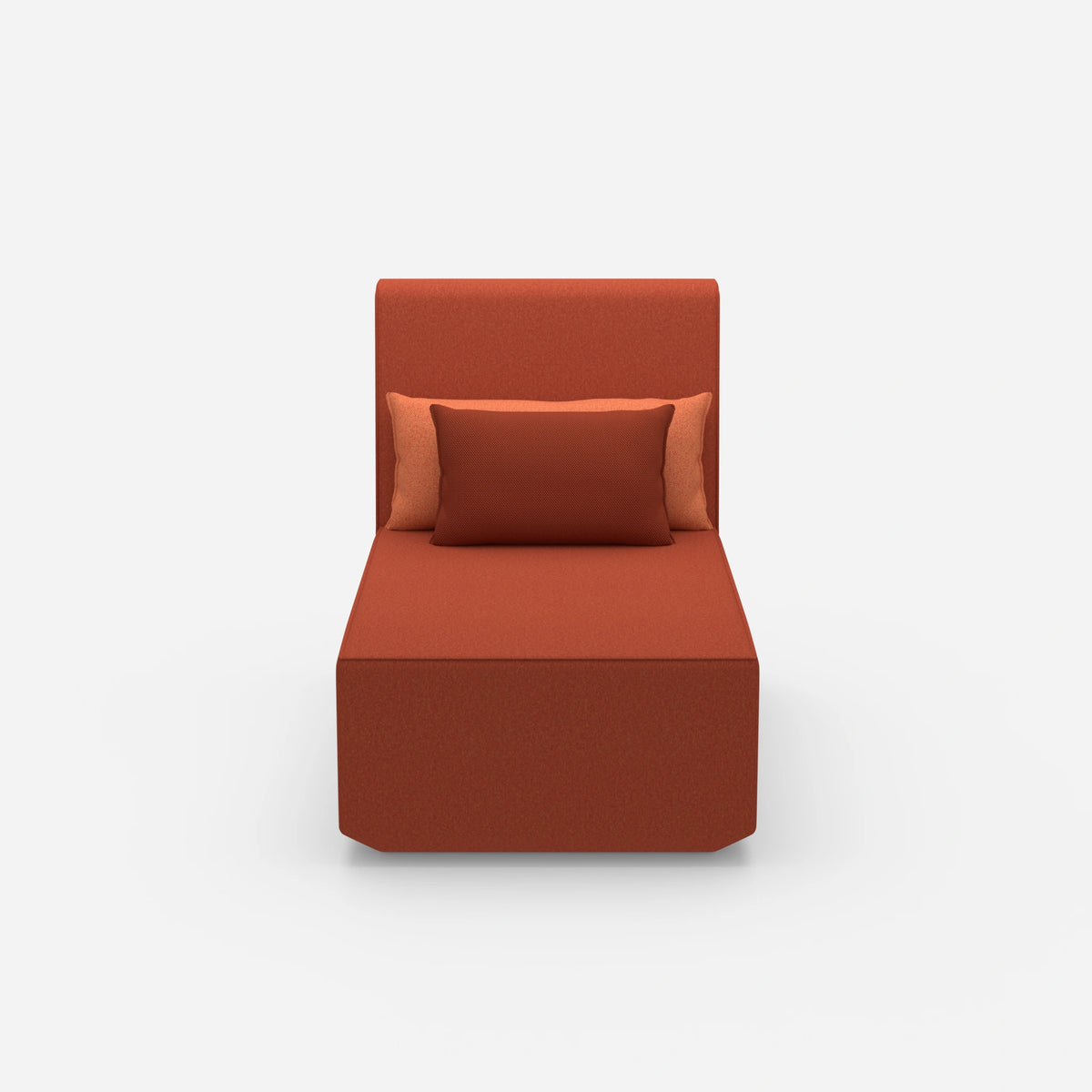 Moderne Design-Recamiere von vorne
