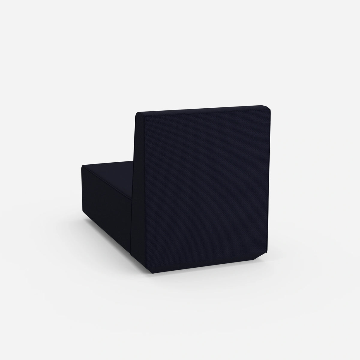 Moderne Design-Recamiere von hinten