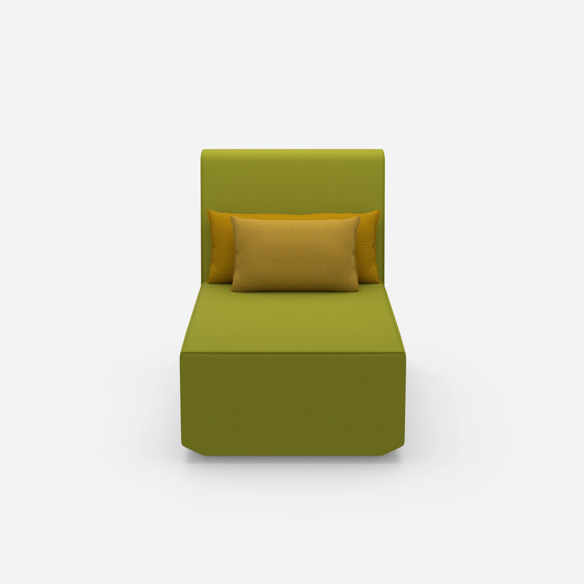 Moderne Design-Recamiere von vorne
