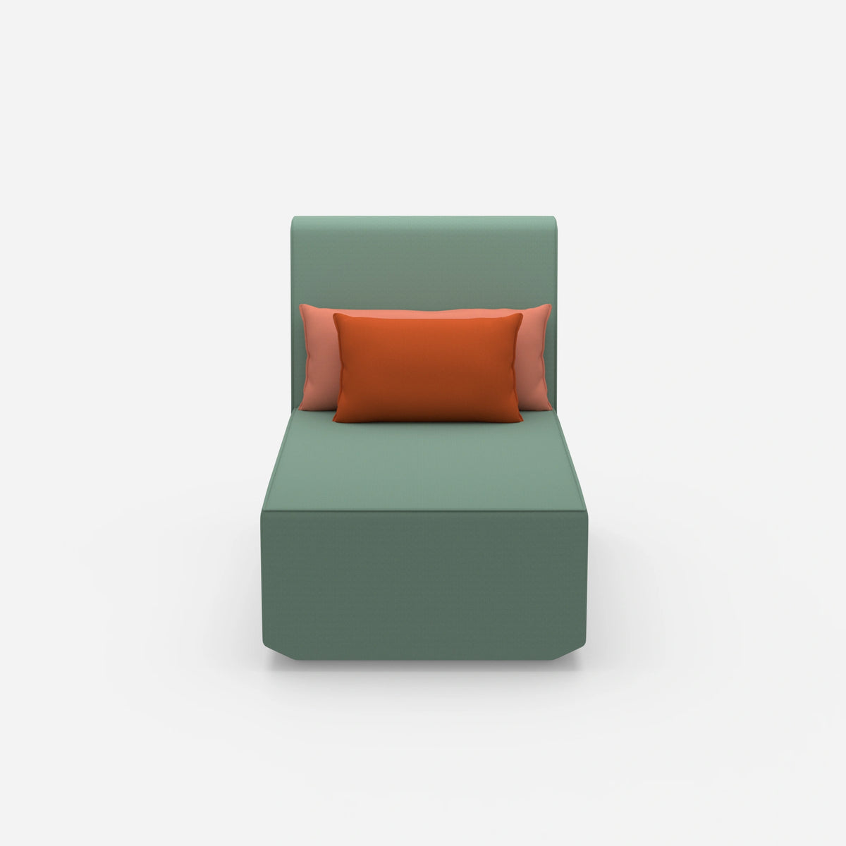 Moderne Design-Recamiere von vorne