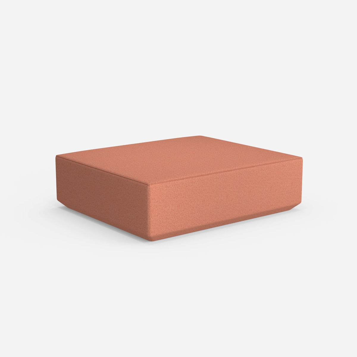 Moderner großer Pouf von hinten