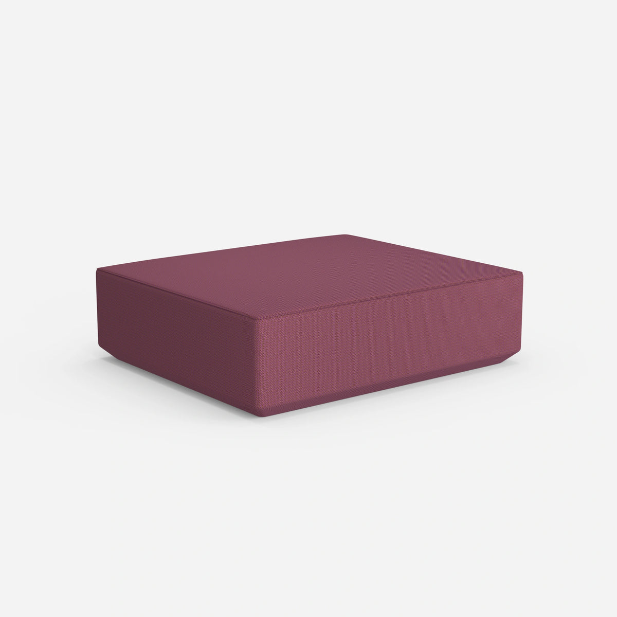 Moderner großer Pouf von hinten
