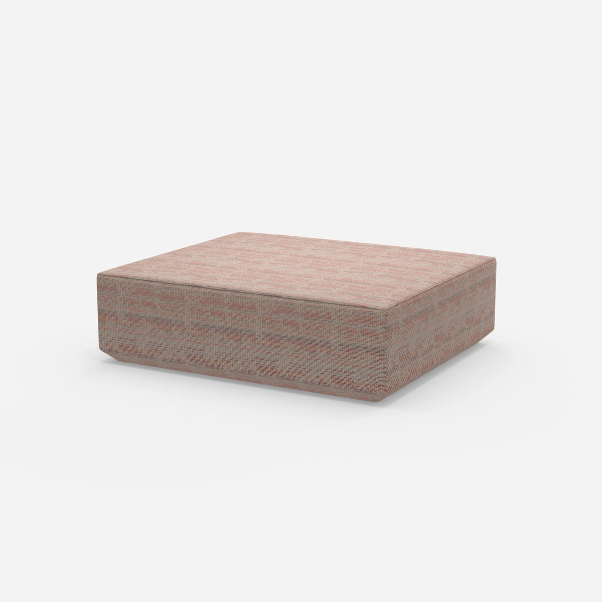 Moderner großer Pouf von der Seite