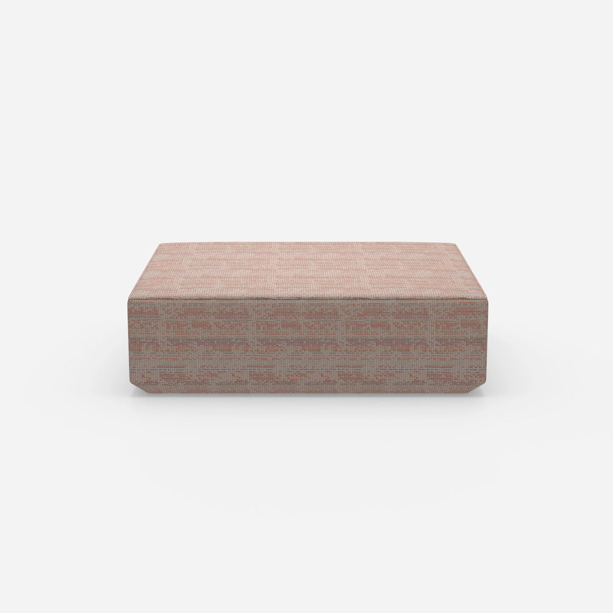 Moderner großer Pouf von vorne